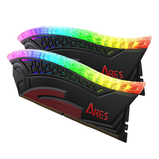 Μνήμη RAM Dato Ares Armor, DDR4, RGB, 2 x 8GB, 3600Mhz, CL18, Μαύρη AMRGB8GX216G36K