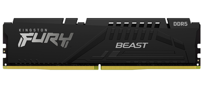 Μνήμη RAM Kingston Fury Beast, DDR5, 8GB, 5600Mhz, Επανασφραγισμένη KF556C40BB-8