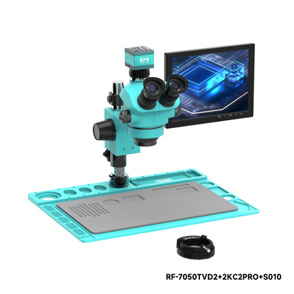 Microscope with Monitor and Camera RF4 RF-7050TVD2 + 2KC2PRO + S010