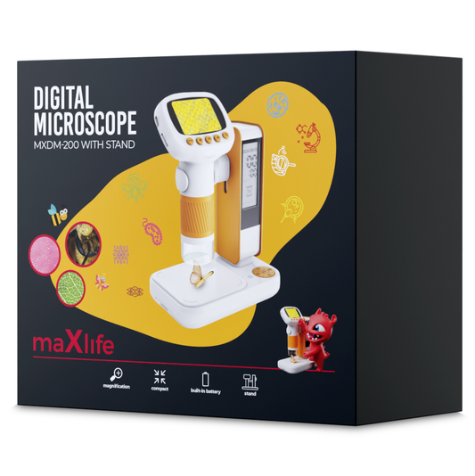 Μικροσκόπιο MaXlife MXDM-200, Πορτοκαλί