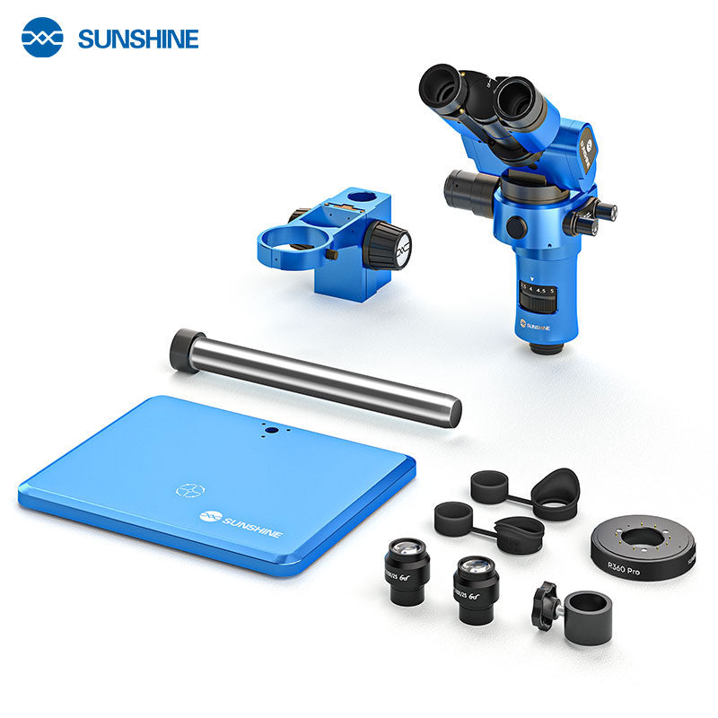 Μικροσκόπιο Sunshine R360 Pro, Μπλε
