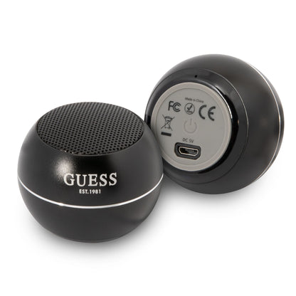 Φορητό Ηχείο Bluetooth Guess, 3W, Μαύρο
