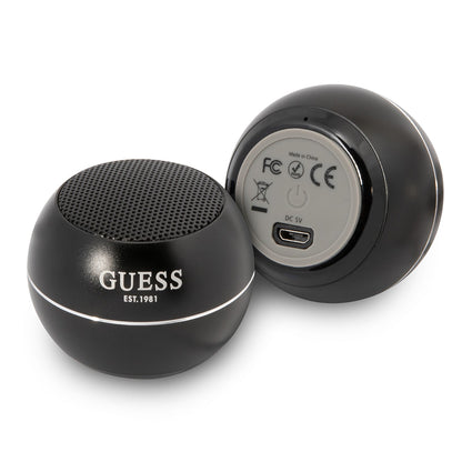 Φορητό Ηχείο Bluetooth Guess, 3W, Μαύρο