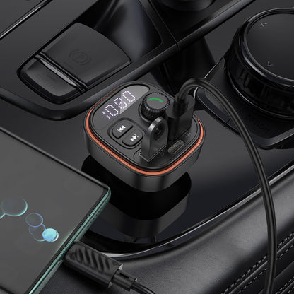 Modulator FM Bluetooth Borofone BC59 Heroic, 2 x USB-A - 1 x USB-C