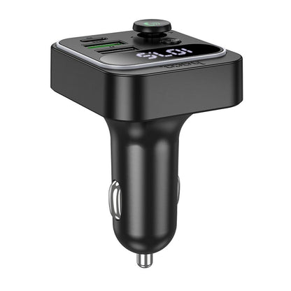 Modulator FM Bluetooth HOCO E85, 2 x USB-A - 1 x USB-C