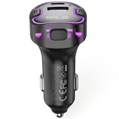 FM Bluetooth Modulator XO Design BCC12, 1 x USB-A - 1 x USB-C