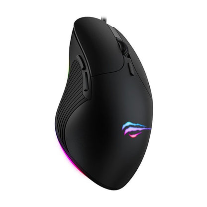 Mouse Gaming Wired USB HAVIT MS1020WB, RGB, 240DPI, Μαύρο