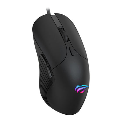 Mouse Gaming Wired USB HAVIT MS1020WB, RGB, 240DPI, Μαύρο