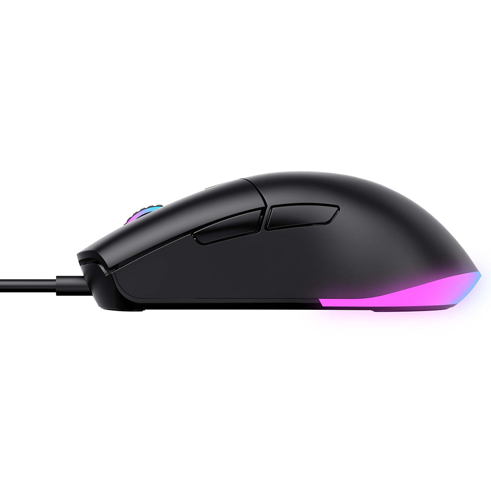 Mouse Gaming Wired USB HAVIT MS1038, RGB, 1200DPI - 7200DPI, 1.6m, Μαύρο
