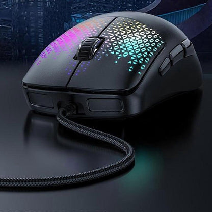 Mouse Gaming Wired USB Yesido KB32, RGB, 7200DPI, Μαύρο