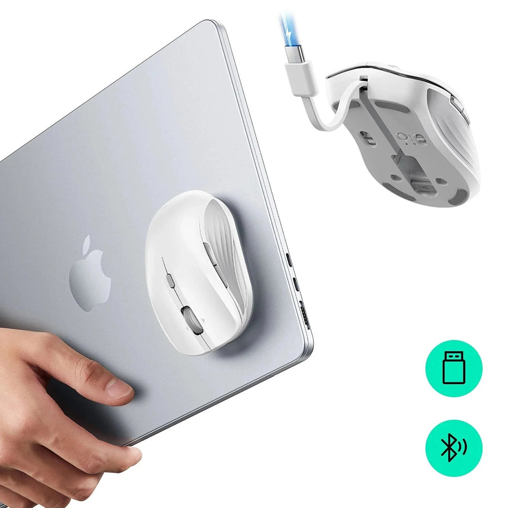 Ασύρματο Ποντίκι ESR MagMouse, 800DPI - 4800DPI, Λευκό