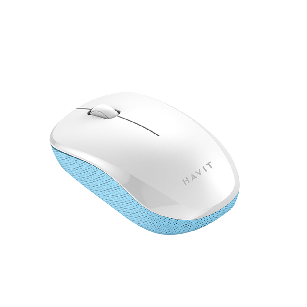 Mouse Wireless HAVIT MS66GT, 1200DPI, Λευκό Μπλε