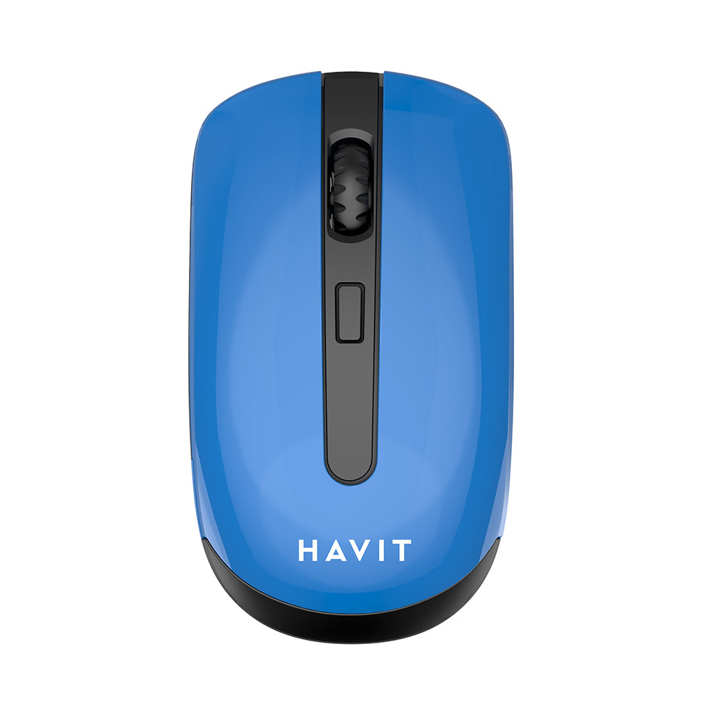 Mouse Wireless HAVIT MS989GT, 800DPI - 1600DPI, Μαύρο Μπλε