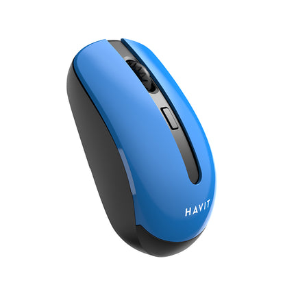 Mouse Wireless HAVIT MS989GT, 800DPI - 1600DPI, Μαύρο Μπλε