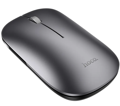 Wireless Mouse HOCO GM43, 1600DPI, BT / Wi-Fi, Gray