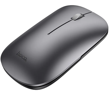 Wireless Mouse HOCO GM43, 1600DPI, BT / Wi-Fi, Gray