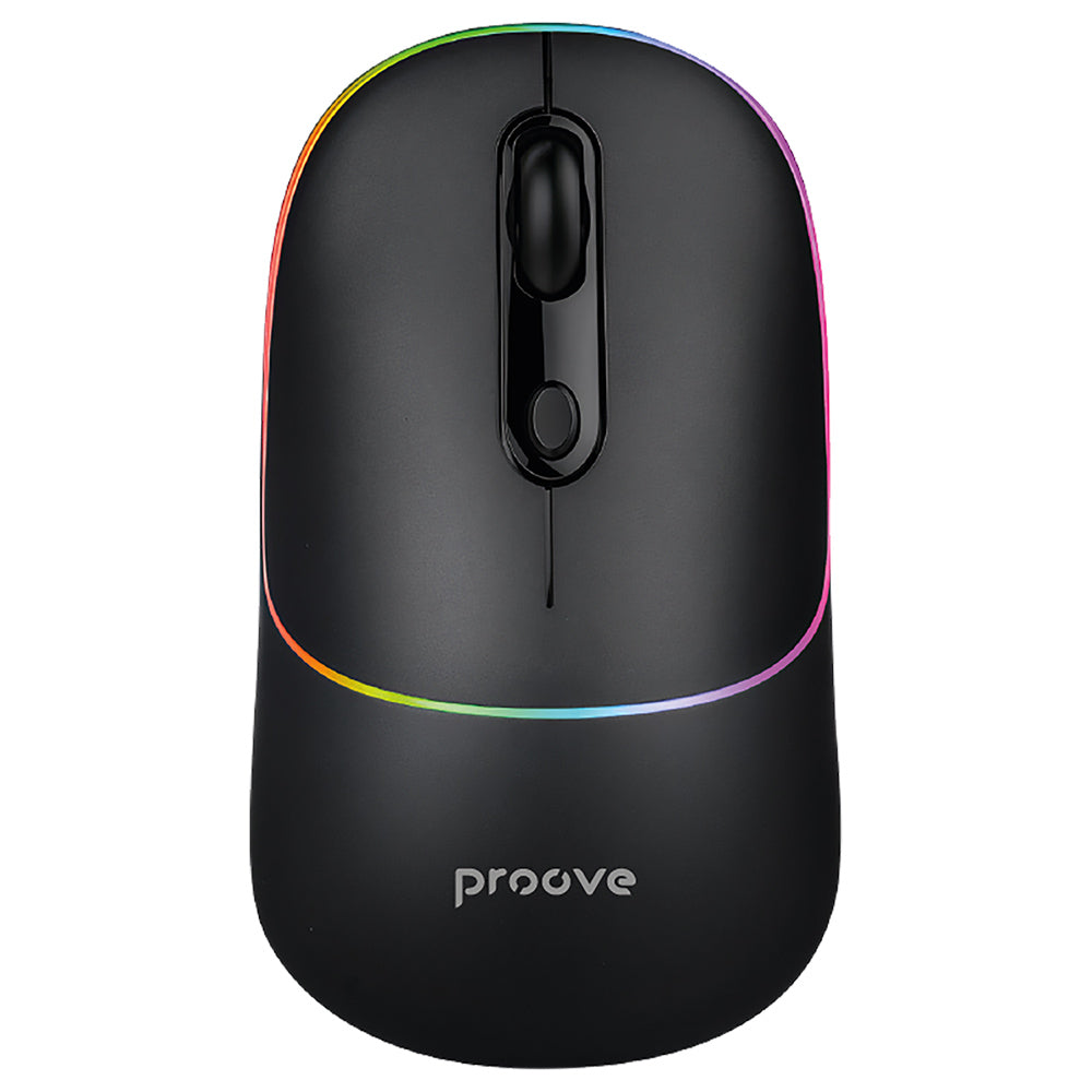 Mouse Wireless Proove Blink, RGB, 800DPI - 1600DPI, BT / Wi-Fi, Μαύρο WMBL00002001