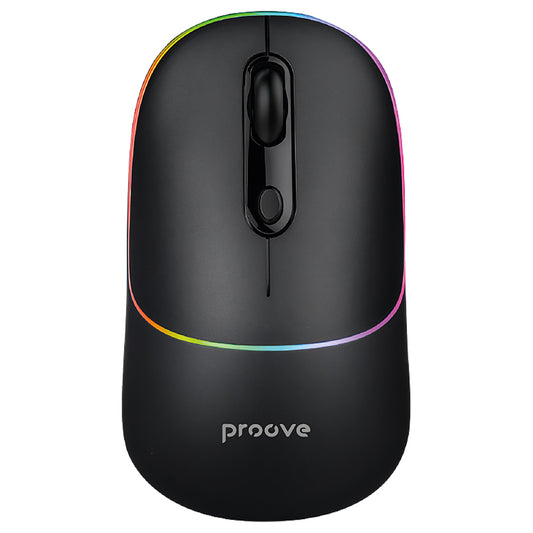 Mouse Wireless Proove Blink, RGB, 800DPI - 1600DPI, BT / Wi-Fi, Μαύρο WMBL00002001
