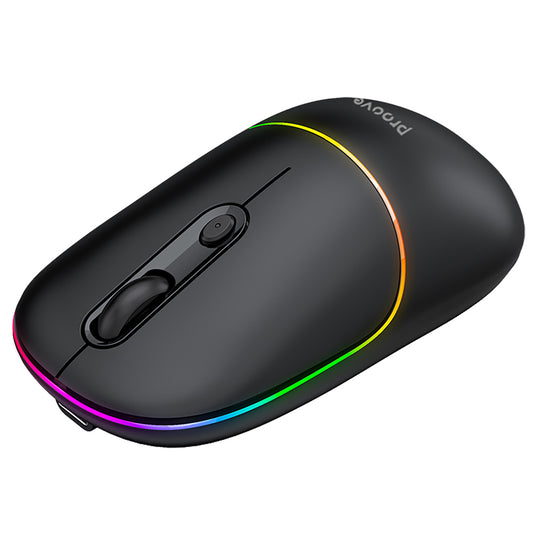Mouse Wireless Proove Blink, RGB, 800DPI - 1600DPI, BT / Wi-Fi, Μαύρο WMBL00002001