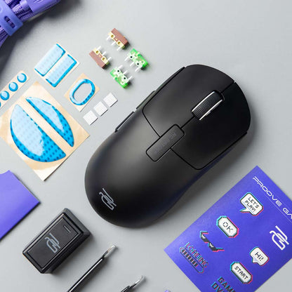 Mouse Wireless Proove RC Raider 8K, 800DPI - 32000DPI, BT / Wi-Fi / Wired, Μαύρο WMRR00122001