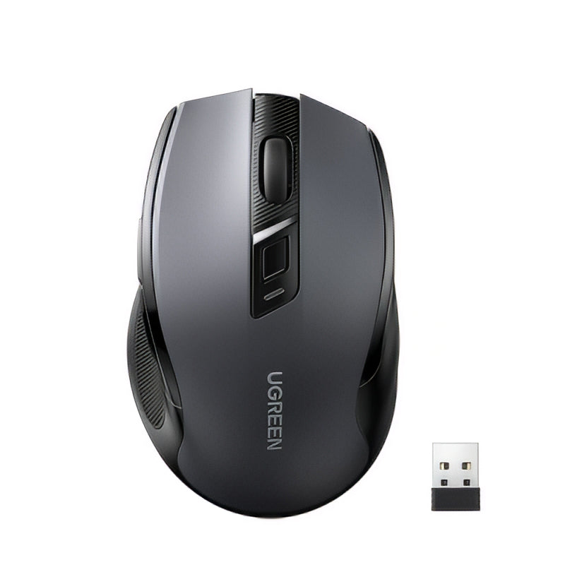 Ασύρματο Ποντίκι UGREEN MU006 (90855), 4000DPI, BT / Wi-Fi, Γκρι