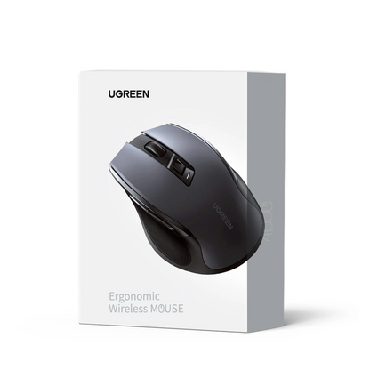 Ασύρματο Ποντίκι UGREEN MU006 (90855), 4000DPI, BT / Wi-Fi, Γκρι