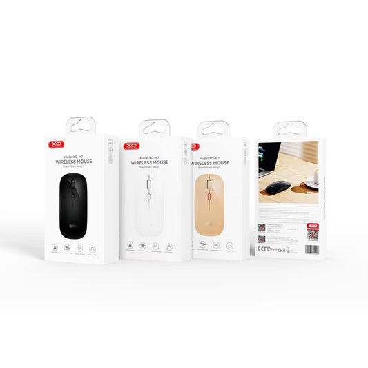 Mouse Wireless XO Design M7 Stylish Glossy, Λευκό