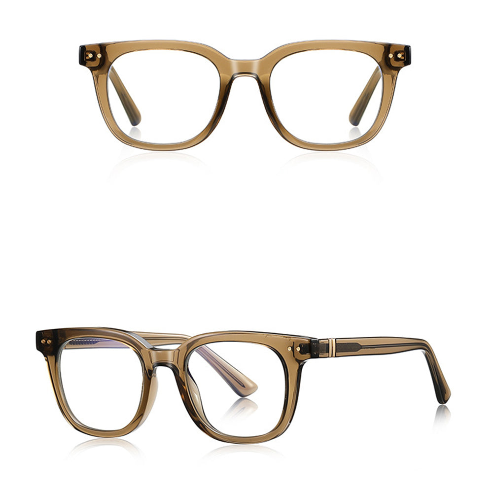 Γυαλιά Υπολογιστή Ανδρικά Techsuit 2229, Αντι-Μπλε Φως, Ανοιχτό Καφέ