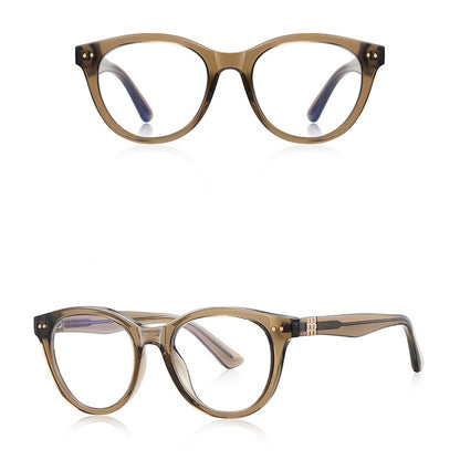 Techsuit 2231 Men's Computer Glasses, Anti-Blue Light, Light Brown