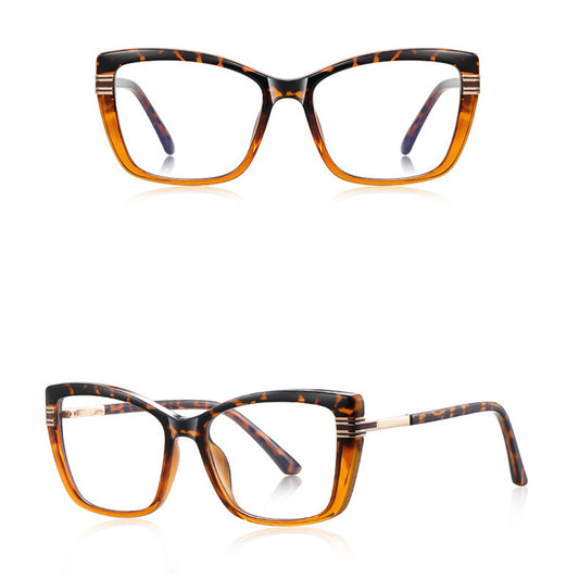 Techsuit 2273 Women's Computer Glasses, Anti-Blue Light, Brown