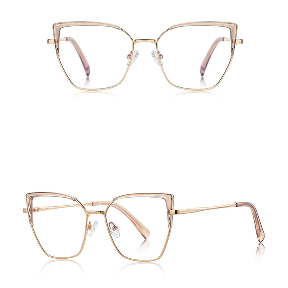 Γυναικεία Οθόνης Οπτικά Techsuit 3156, Αντι-Μπλε Φως, Ροζ Χρυσά