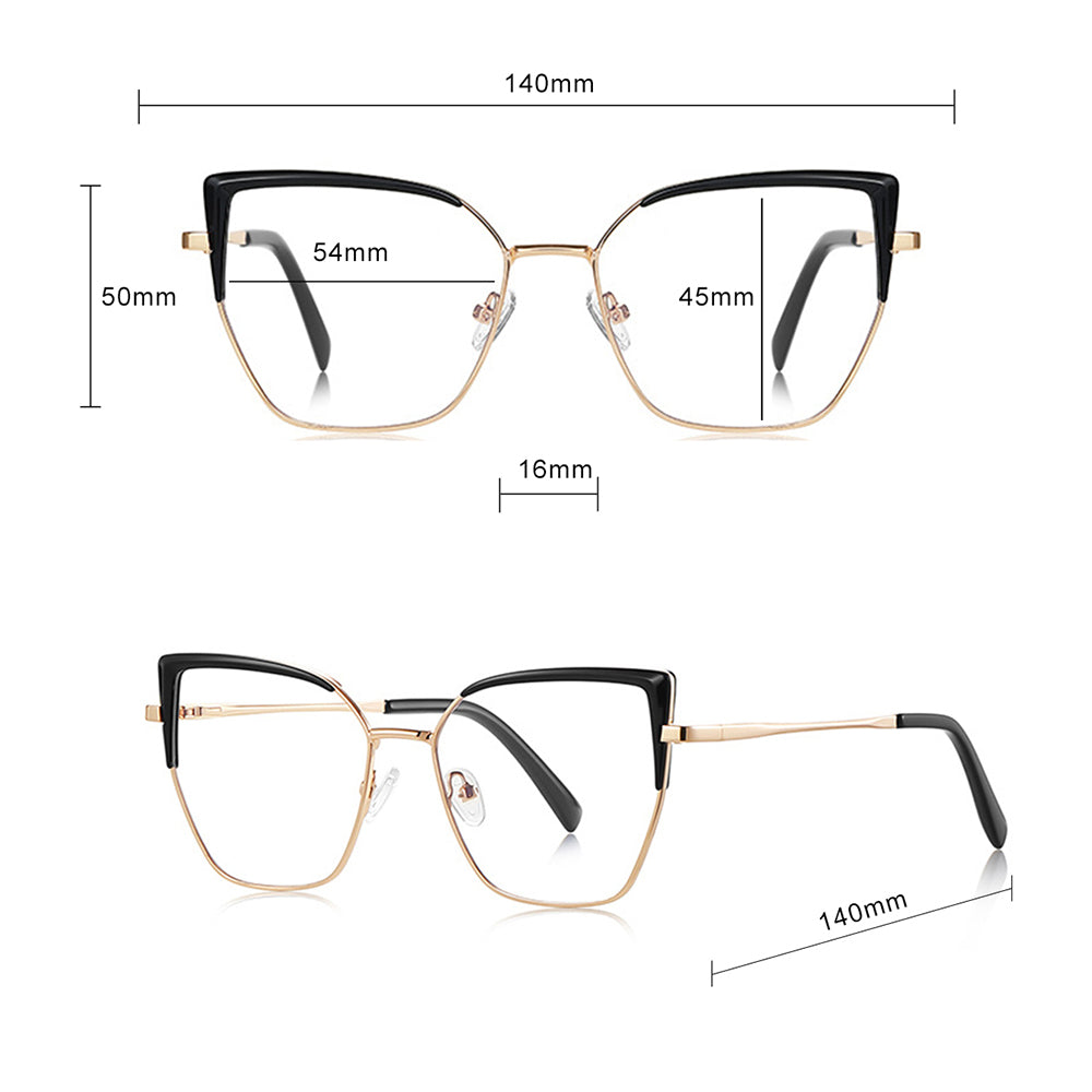 Γυναικεία Οθόνης Οπτικά Techsuit 3156, Αντι-Μπλε Φως, Ροζ Χρυσά