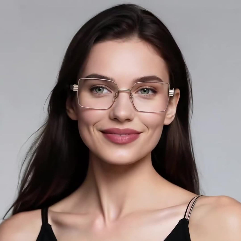 Techsuit 3160 Women's Computer Glasses, Anti-Blue Light, Black