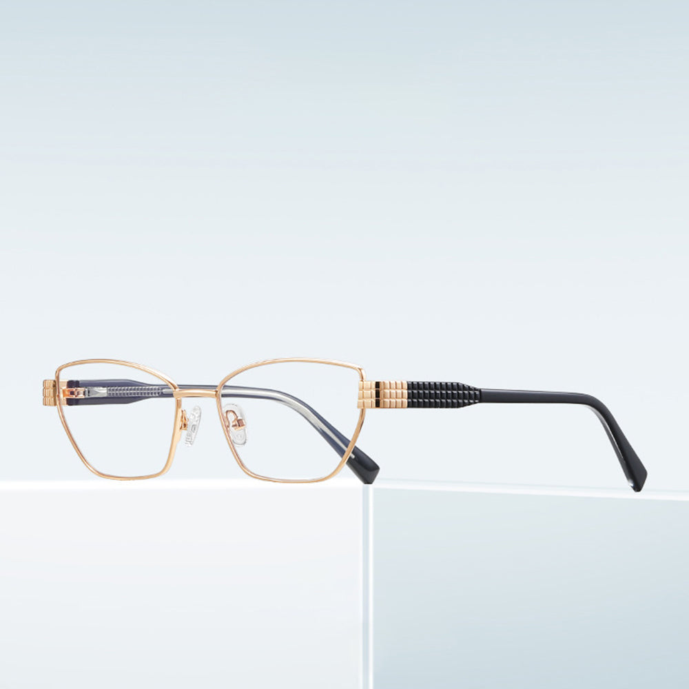 Γυναικεία Οθόνης Προστασίας Γυαλιά Techsuit 3162, Αντι-Μπλε Φως, Χρυσά