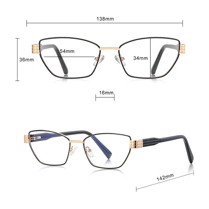 Γυναικεία Οθόνης Προστασίας Γυαλιά Techsuit 3162, Αντι-Μπλε Φως, Χρυσά