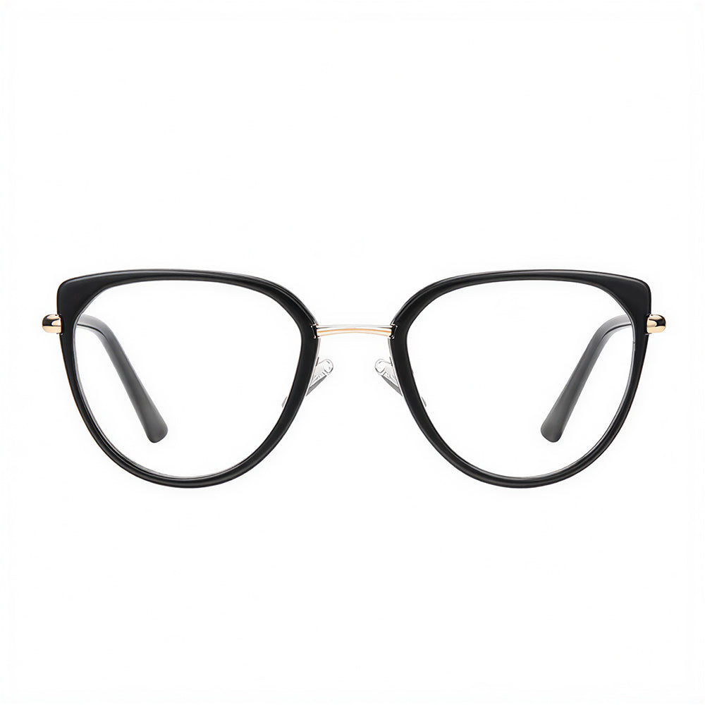 Γυναικεία Οθόνης Οπτικά Techsuit 82290, Αντι-Μπλε Φως, Μαύρα Χρυσά