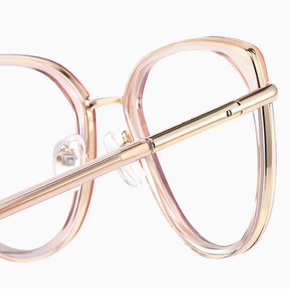 Γυναικεία Οθόνης Οπτικά Techsuit 82290, Αντι-Μπλε Φως, Μαύρα Χρυσά