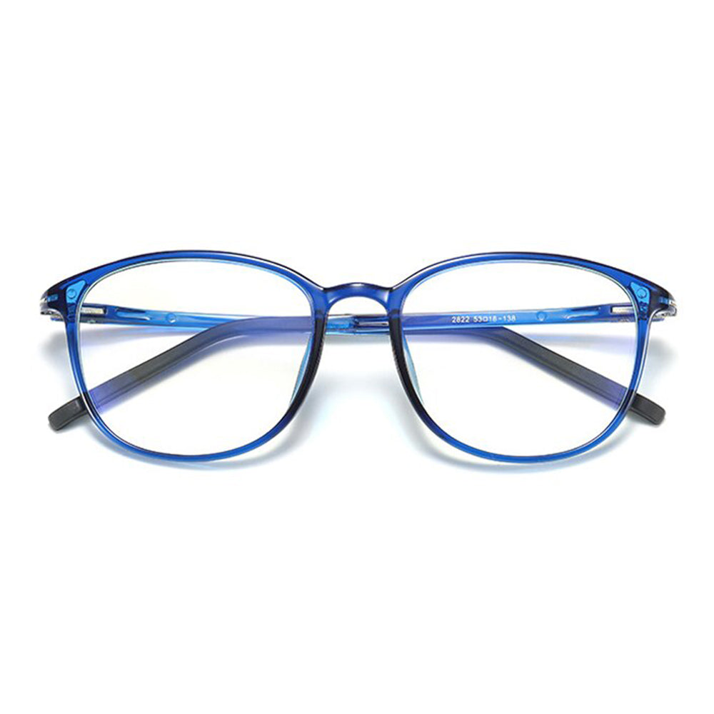 Techsuit F2822 Women's Computer Glasses, Anti-Blue Light, Blue