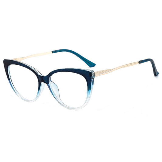 Techsuit Women's Computer Glasses F5018-C8, Anti-Blue Light, Blue