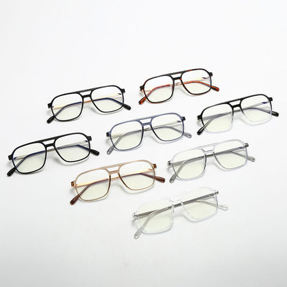 Unisex Techsuit 83092 Computer Glasses, Anti-Blue Light, Black Silver