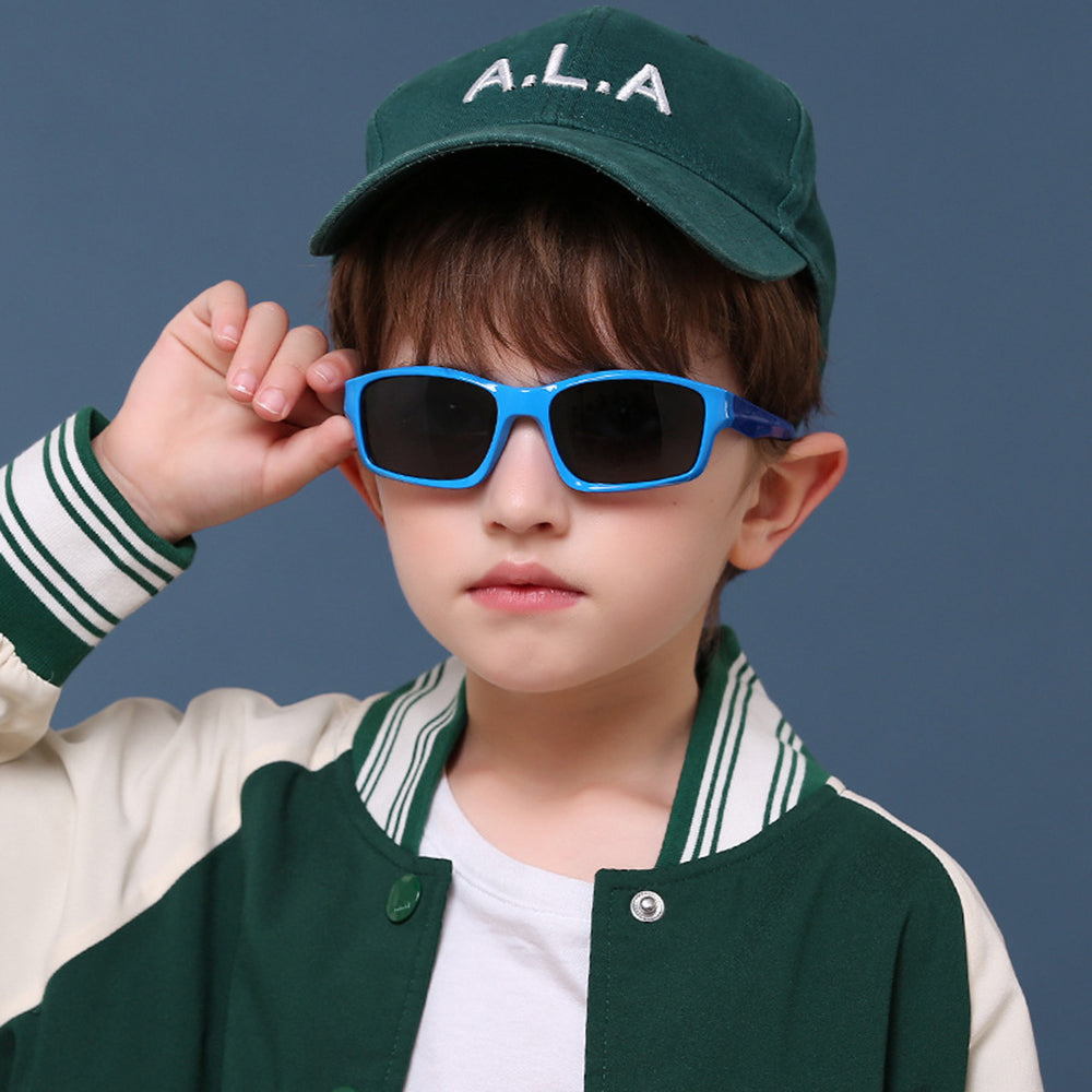 Techsuit 8202-C29 Kids' Sports Sunglasses, Polarized, Blue