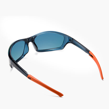 Unisex Techsuit 24101 Cycling Glasses, Polarized, Blue