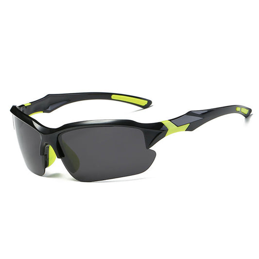 Γυαλιά Ποδηλασίας Unisex Techsuit 9301, Προστασία UV, Μαύρα Πράσινα