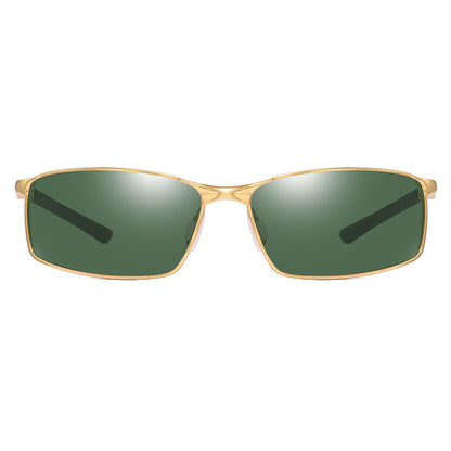 Men's Techsuit 559 Sunglasses, Polarized, UV Protection, Gold Green