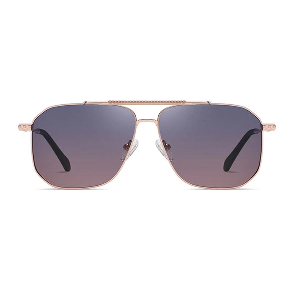 Men's Techsuit 8538 Sunglasses, Polarized, UV Protection, Pink Gold Purple