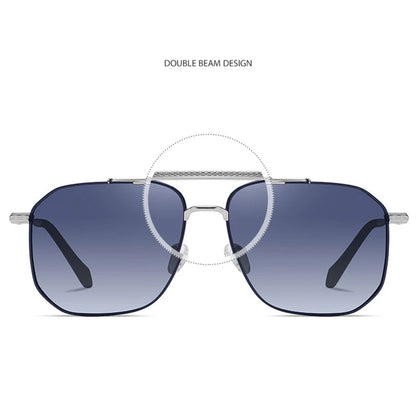 Men's Techsuit 8538 Sunglasses, Polarized, UV Protection, Pink Gold Purple