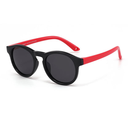 Techsuit Baby Sunglasses 8308-C14, Polarized, Black Red