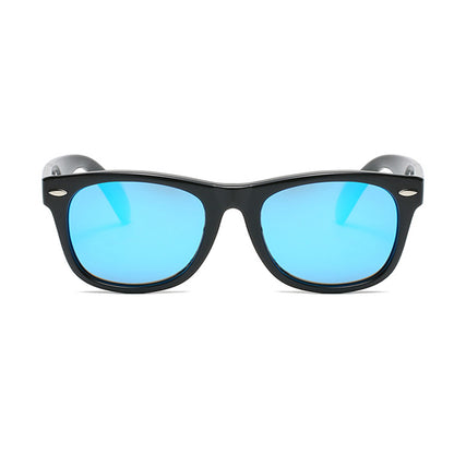 Techsuit D802 Kids Sunglasses, Polarized, UV Protection, Navy Yellow