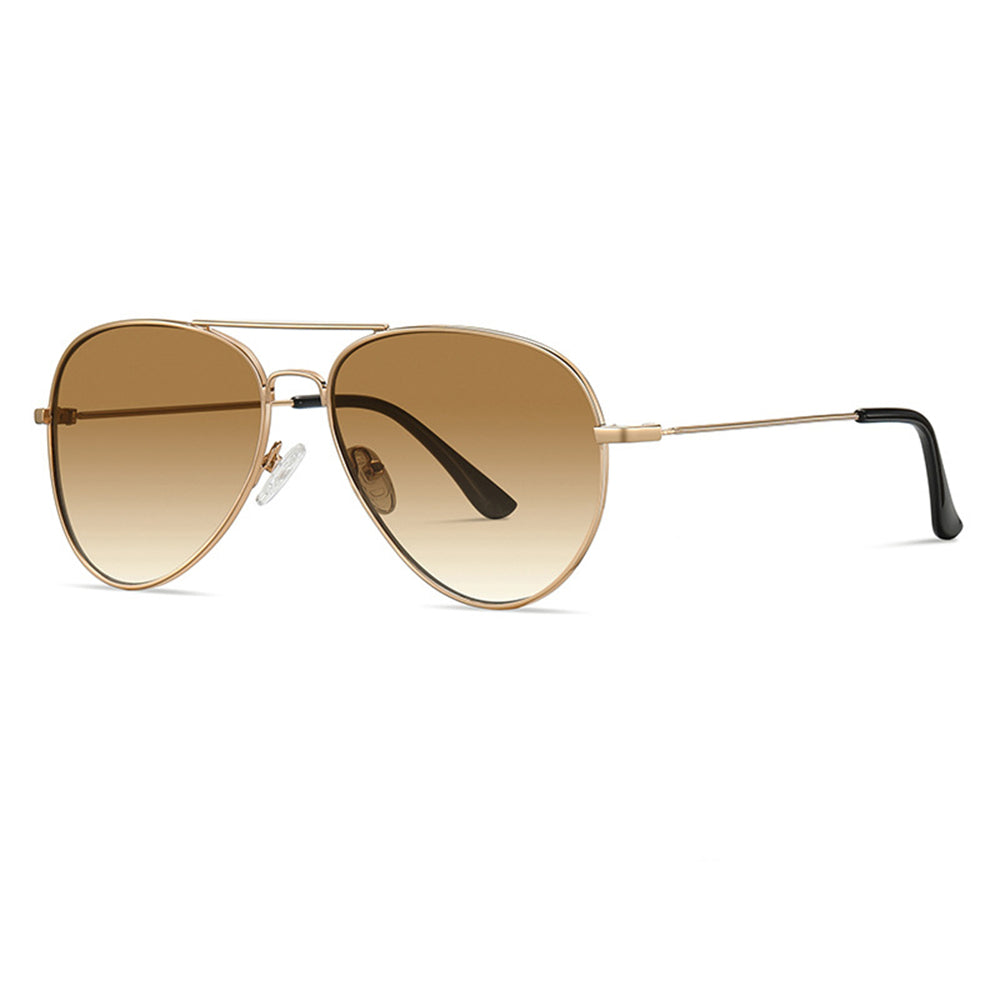 Unisex Techsuit 3025 Sunglasses, UV Protection, Gold Brown