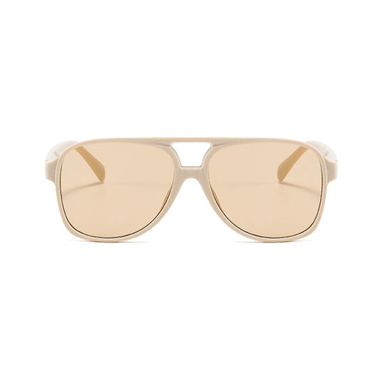 Unisex Techsuit 98061 Sunglasses, UV Protection, Beige Brown